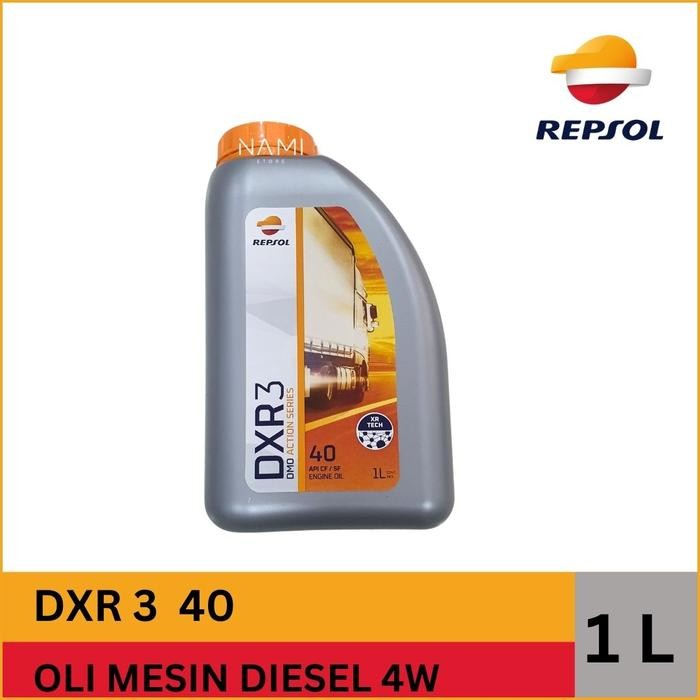 *REPSOL DXR3 40 (1L)* Oli Mesin Mobil Diesel Original