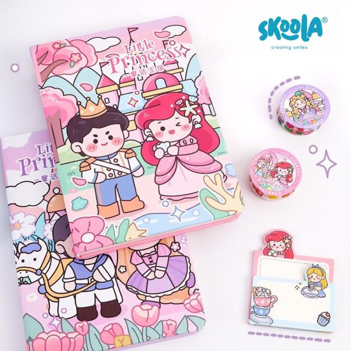 

Skoola Stationery Sticker Set Notebook Jurnal Washi Paper Tape Stiker Anak Perempuan Kado Ulang