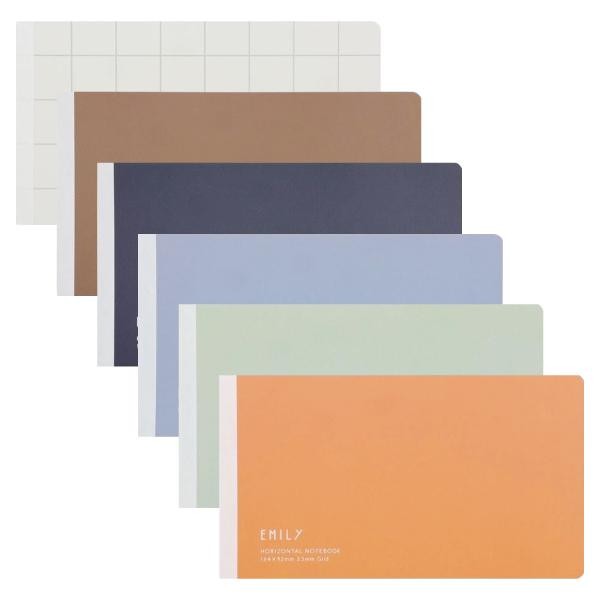 

King Jim Emily Horizontal Grid Notebook Perforated Buku Tulis Kotak Memo Kecil Limited Edition