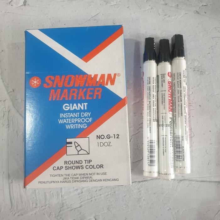 

Spidol permanent snowman