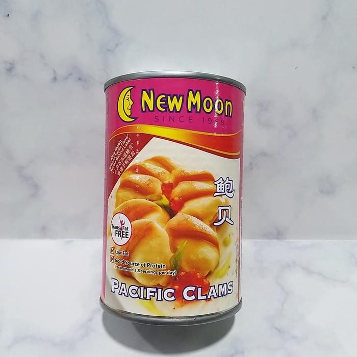 Diskon Promo New Moon Pacific Clams Kerang Kaleng Premium