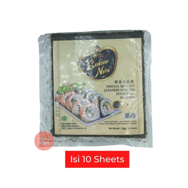 

Diskon! Promo Sakao Nori Rumput Laut Sushi Isi 10 / 50 Lembar