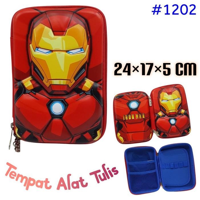 

Tempat Pensil Anak Laki-Laki Iron Man / Pencil Case Iron Man / Alat Tulis Iron Man / Tempat Pensil