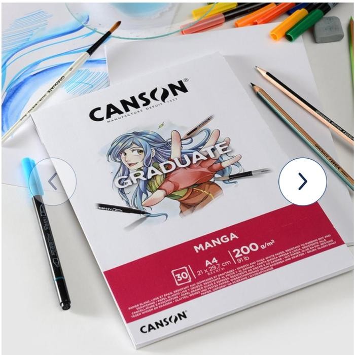 

Canson Graduate A4 Manga Paper 30 Sheets 200 Gsm