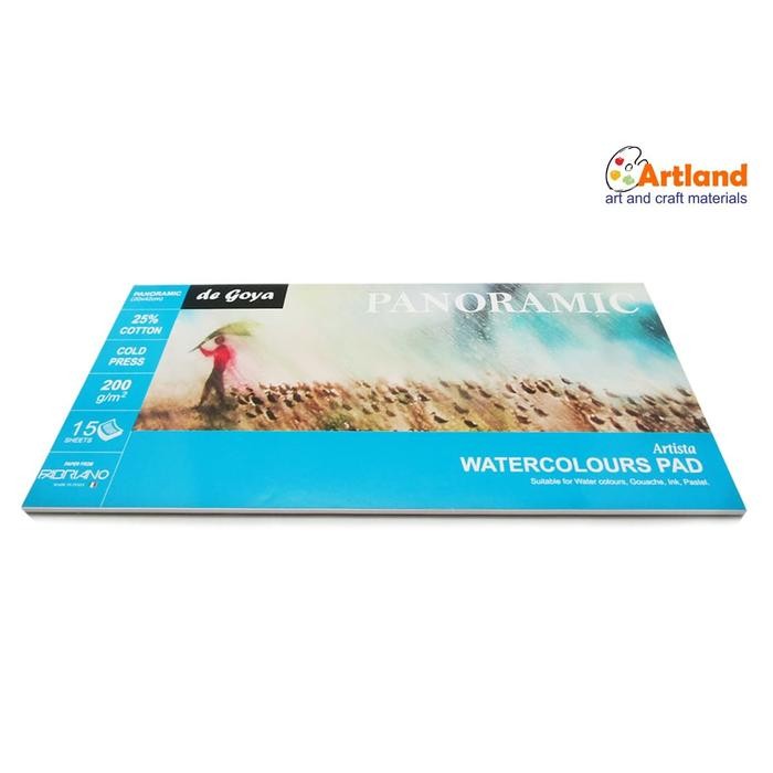 

Watercolours Pad Panoramic 20X42