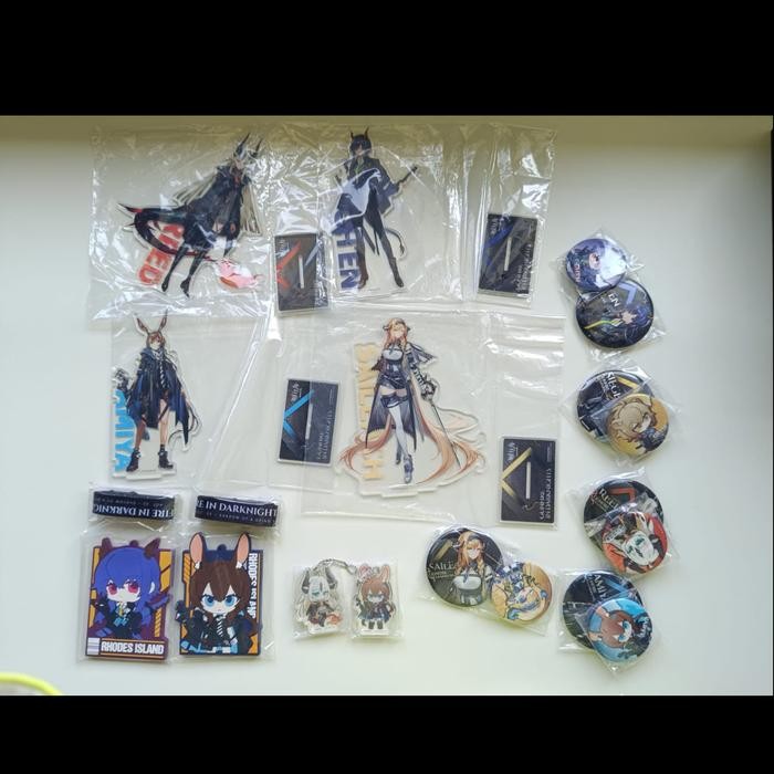 

Terbaru Ichiban Kuji Arknights - Gunfire in Darknight Lower Prizes EFGH Ready