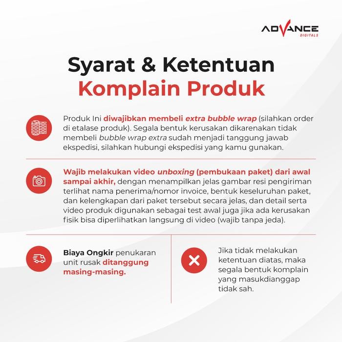 Microphone Advance Mic-203 Profesional 2 Mic Wireless Karoke