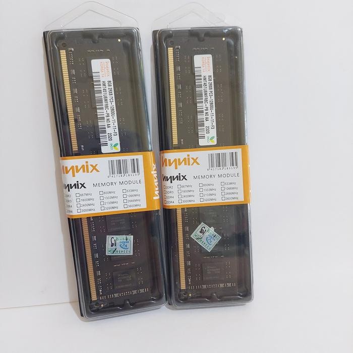 RAM LONGDIM HYNIX DDR3 8GB PC12800 // MEMORY PC DDR3 8GB HYNIX