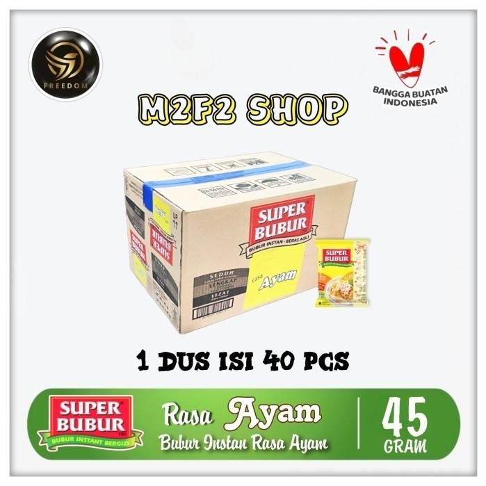 

Promo Terlaris Super Bubur Instan Beras Asli Semua Rasa - 46 gr Karton (Gojek/Grab) Ready