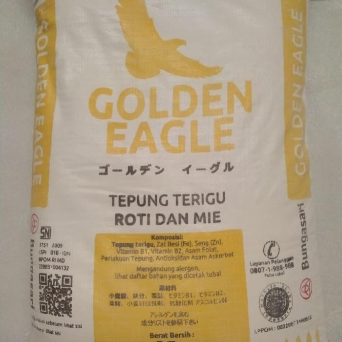 

Barang Terlaris terigu golden eagle 25kg Ready