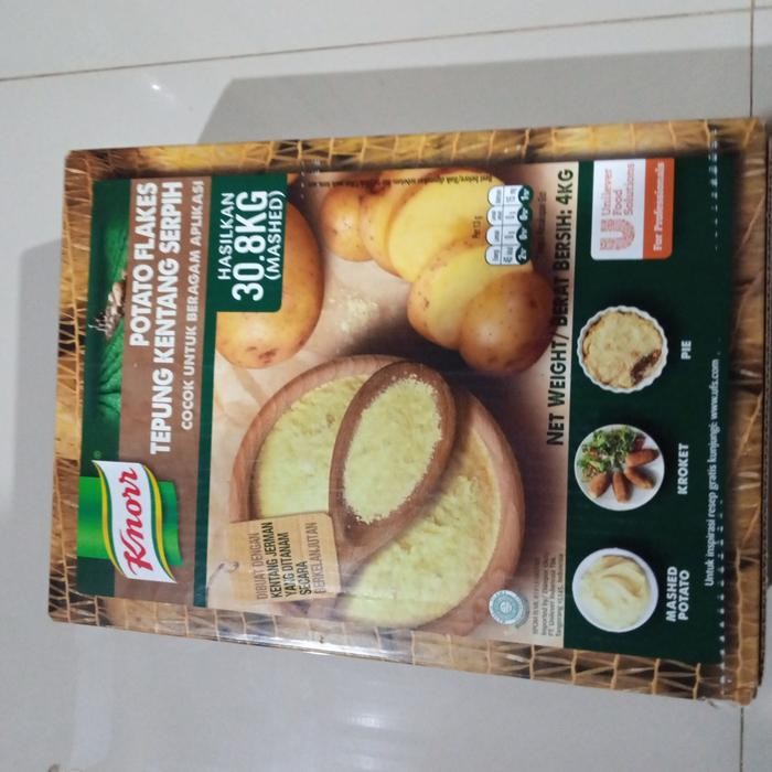

Sale terbaru KNORR MASHED POTATO FLAKES 4 KG TEPUNG KENTANG Ready