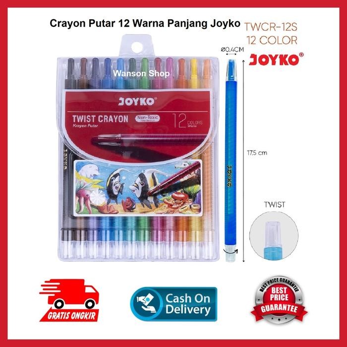 

ID CRAYON PUTAR JOYKO 12 WARNA PANJANG / OIL PASTEL PUTAR JOYKO 12 WARNA PANJANG