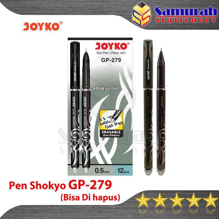 

ID ERASABLE GEL PEN JOYKO SHOKYO GP 279 / PULPEN GELPEN GP-279 BISA HAPUS