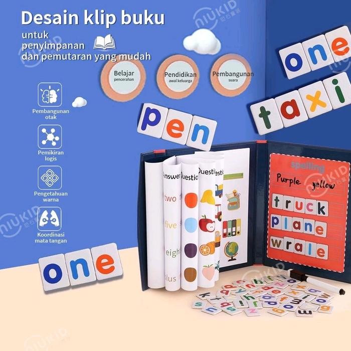 

ID SPELLING BOOK - BUKU AKTIVITAS ANAK BELAJAR MENULIS DAN MEMBACA