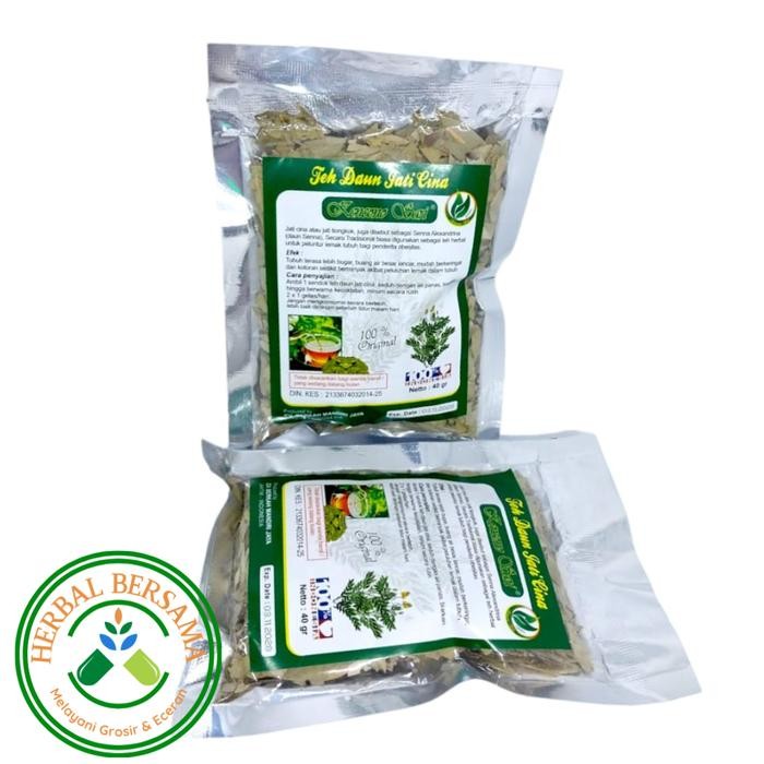 

[PAKET 5 PCS] TEH SEDUH HERBAL DAUN JATI CINA I TEH CURAH SENNA KENCONO SARI ISI 40GR