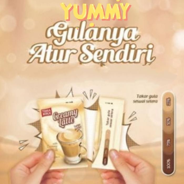 

TORABIKA CREAMY LATTE KOPI INSTANT RENCENG ISI 10 SACHET