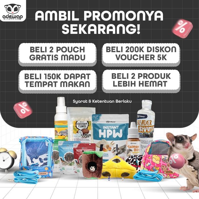 

PREMIUM BEE POLLEN SUPER FINE POWDER - NUTRISI SUGAR GLIDER