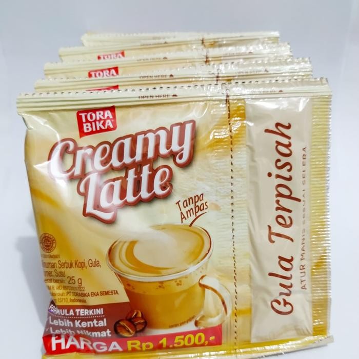 

TORA BIKA CREAMY LATTE 25G. 10SACHET