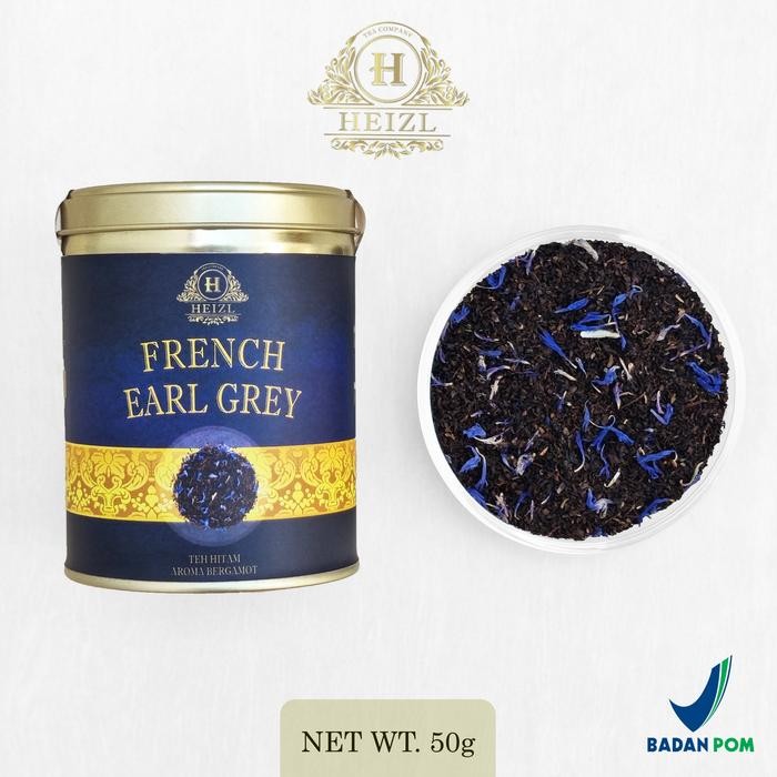 

HEIZL FRENCH EARL GREY BLACK TEA BERGAMOT OIL SPECIAL BLEND TEH HITAM PREMIUM 50GR
