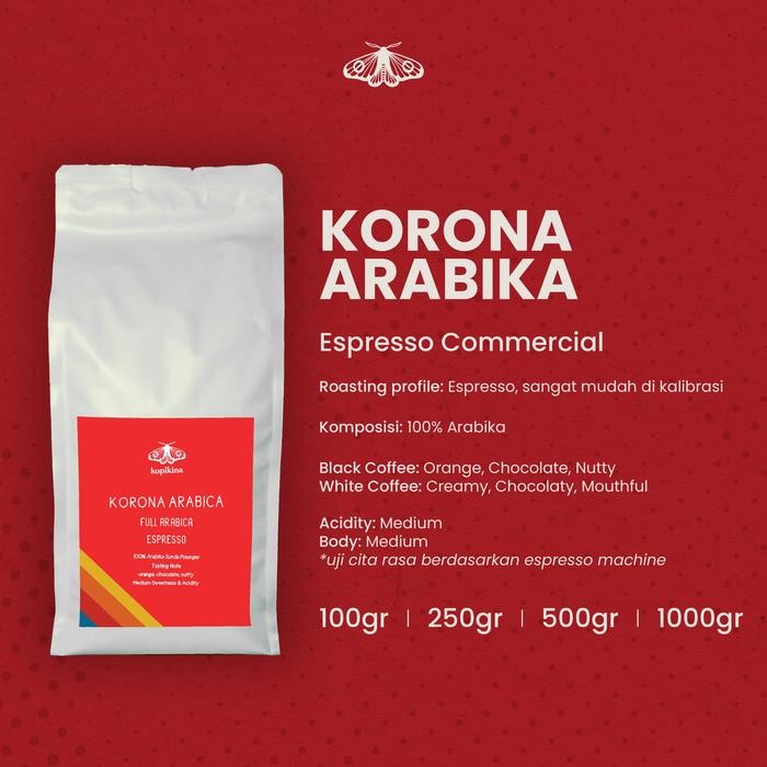 

KORONA ESPRESSA FULL ARABICA ARABIKA ESPRESSO BEANS