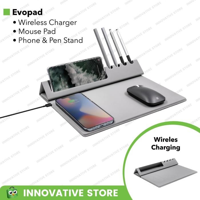 Usams Collection Gadget - Evopad Multifunction Workspace Organizer Wireless Charger By Hanata