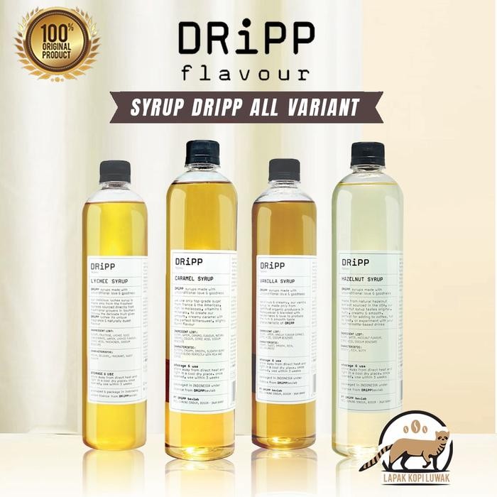 

SYRUP DRIPP CARAMEL HAZELNUT VANILLA PANDAN PALM SUGAR - SIRUP