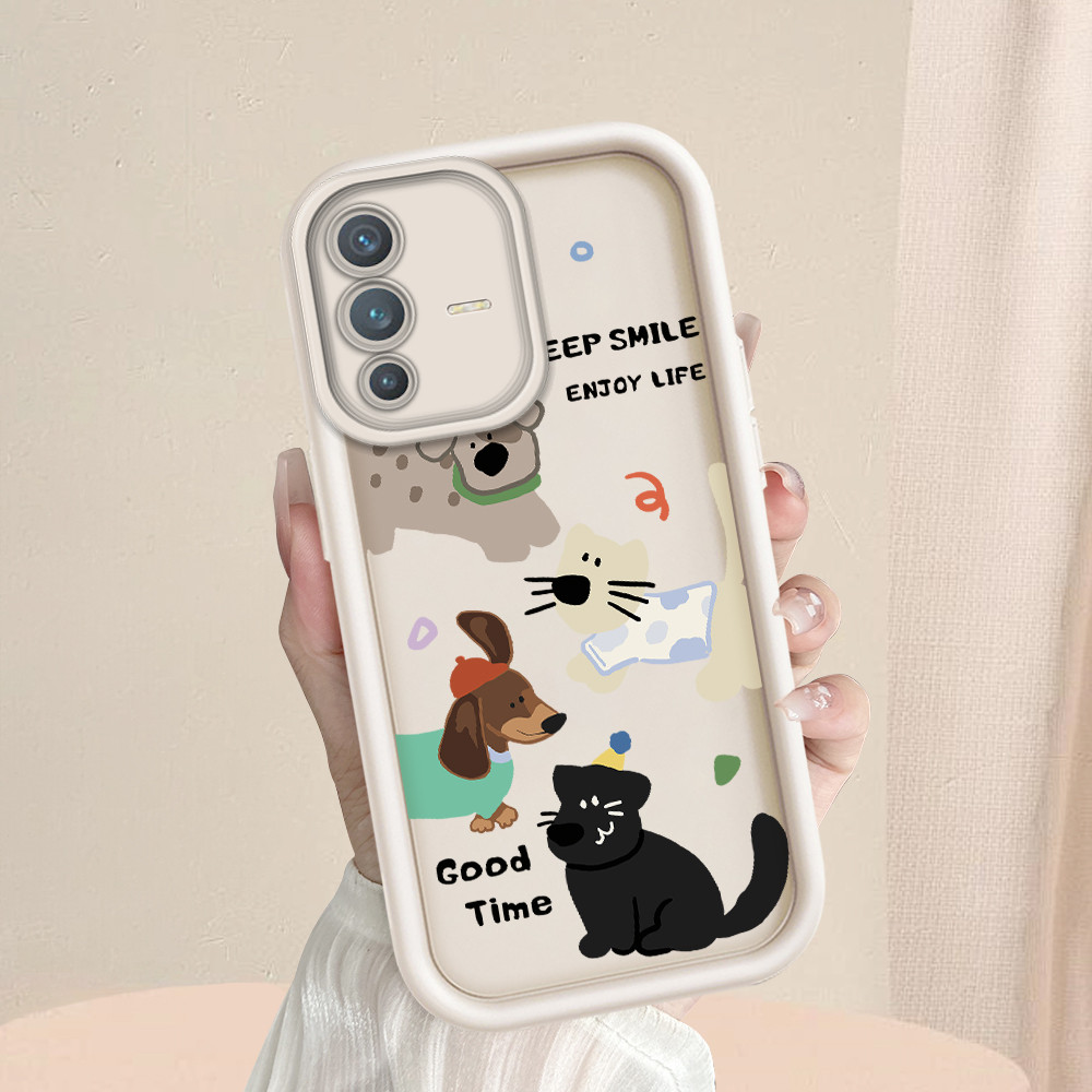 Casing Hp Untuk VIVO V23 5G Softcase Kondom Hp Mode Case Kesing Casing D097-1 S2-1930