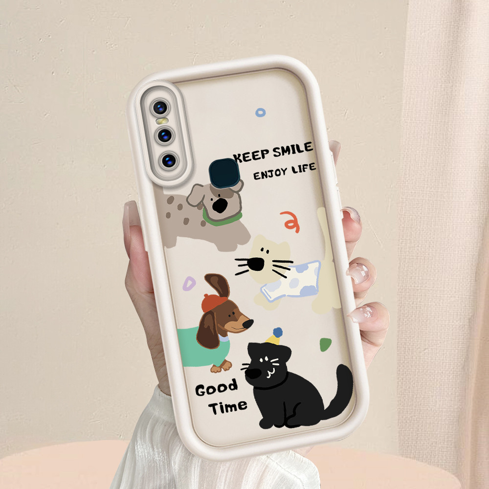 Casing Hp Untuk VIVO V15 1819 Softcase Kondom Hp Mode Case Kesing Casing D097-1 S2-1930