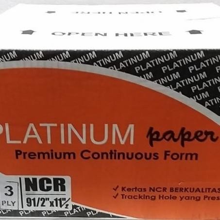 

Kertas Continuous Form Platinum ( 3 Ply Prs / Polos)