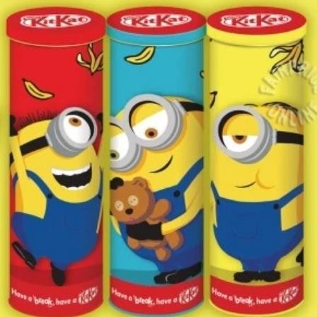 

Neww kit Kat minion tin limited edition Terlaris