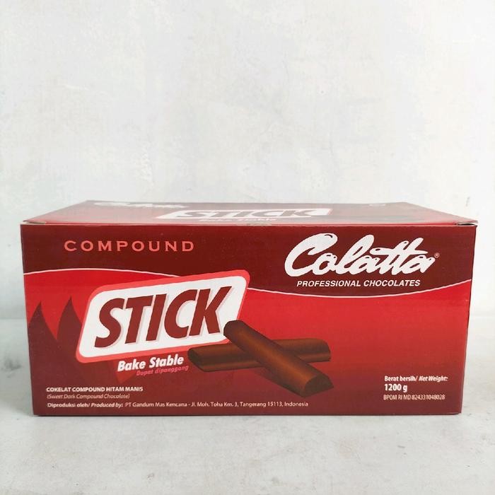

Neww Colatta Choco Stick Compound Coklat Stick 1.2kg & Re-packing Terlaris