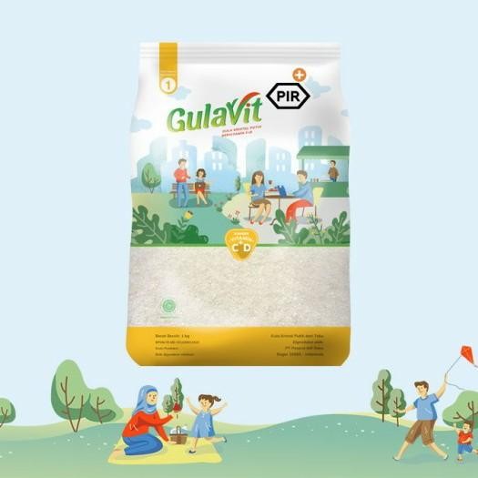 

(Allthebest) Gula Pasir Gulavit 1 Kg Gula Bervitamin C + D
