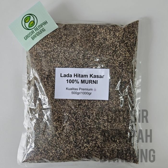 

(Allthebest) Biji Lada Hitam Bubuk Kasar Pilihan / Rempah / Kualitas