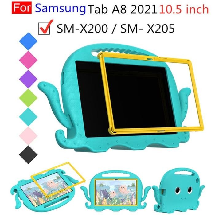Promo Samsung Galaxy Tab A8 2022 Silicone Motif Gurita CasetSamsung Galaxy Tab A8 2022 Silicone