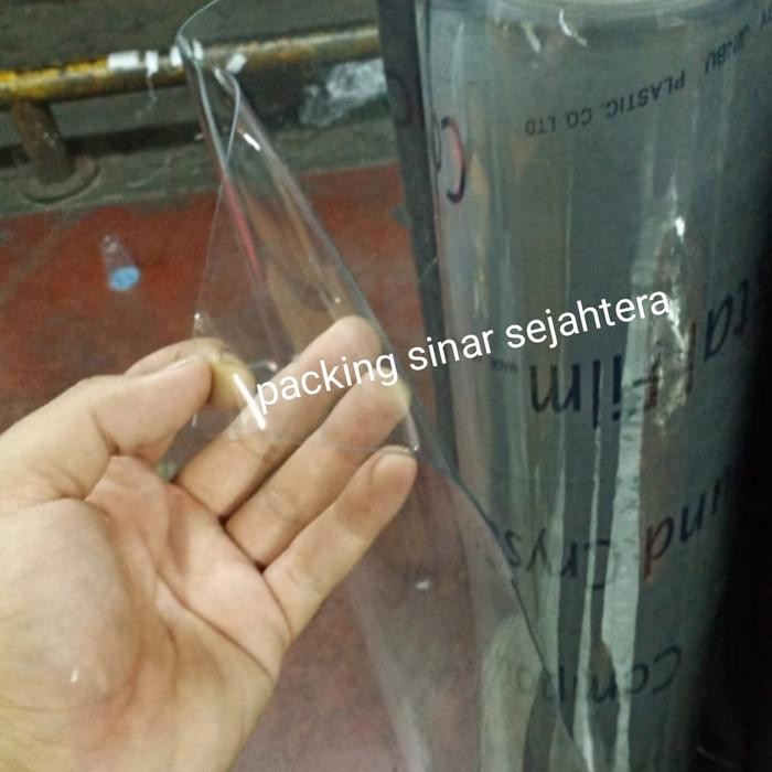 

pvc plastik mika lentur 3mm x 120cm x 100cm