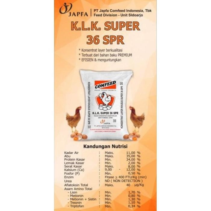 READY Konsentrat Layer Ayam Petelur KLK Super 36 SPR