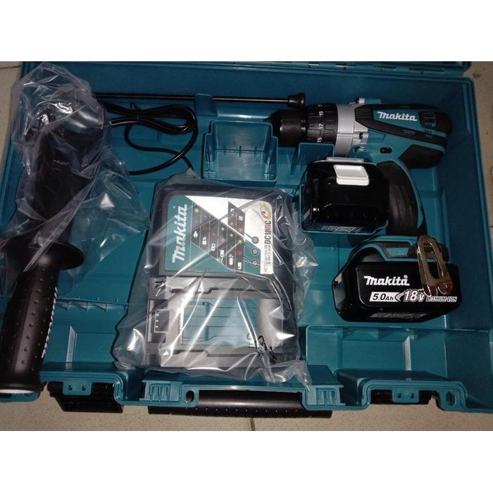 Terbaik Mesin Hammer Drill Cordless Makita Dhp 458 Rte