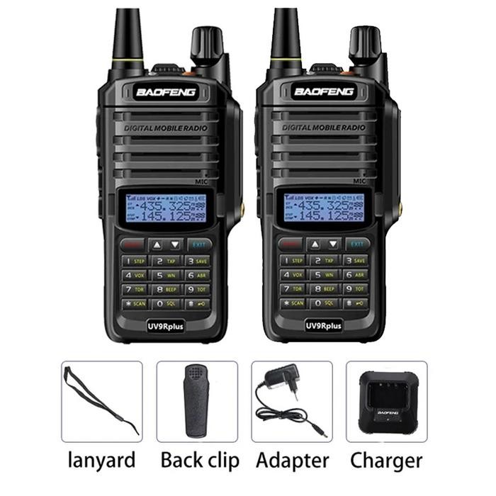 Baofeng UV-9R Plus 15W Walkie Talkie IP68 Waterproof Dual Band Long Range Portable VHF/UHF