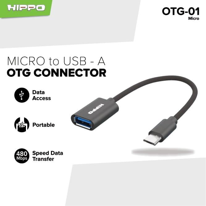Usams Collection Gadget - Otg - 01 Micro Usb Kabel Otg Micro To Usb 16Cm