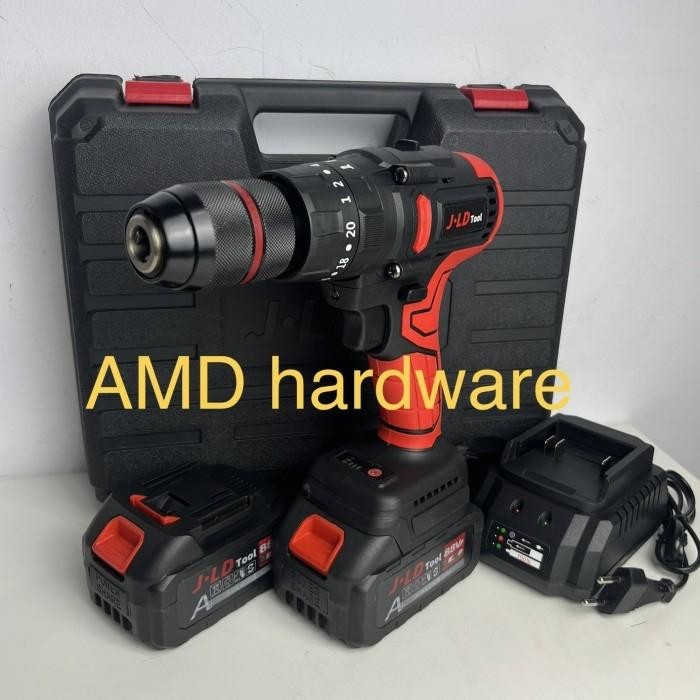 Paling Laris Nagawa Ncb22K Cordless Bor Beton Impact 13Mm Set Brushless Baterai 21V