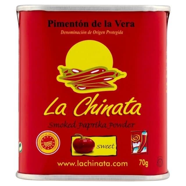 

La Chinata Smoked Paprika Powder Spain Bubuk Paprika Asap Manis Tin