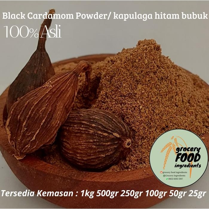 

black cardamom powder / kapulaga hitam bubuk