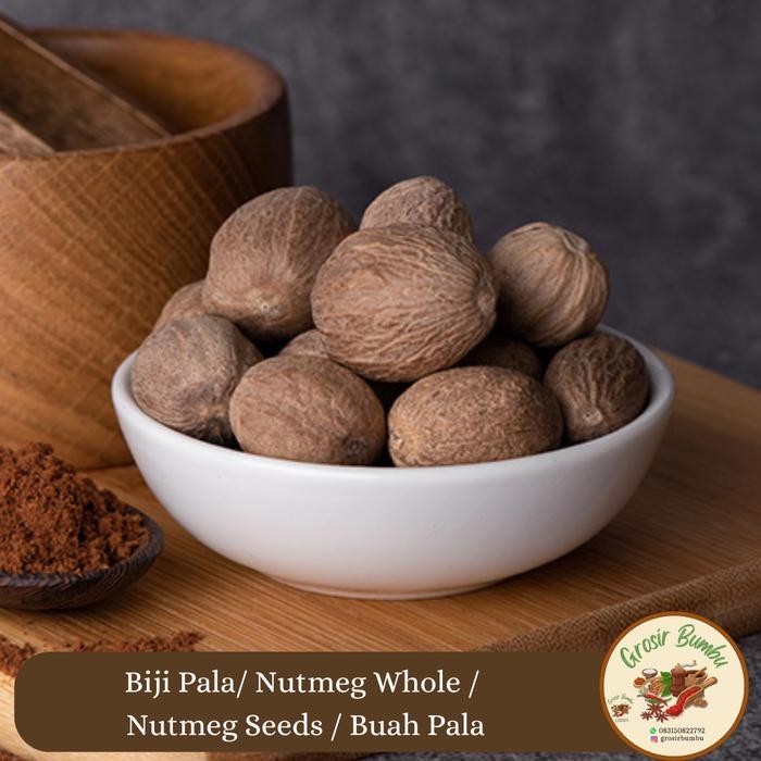 

Biji Pala - 1kg / Nutmeg Whole / Nutmeg Seeds / Buah Pala