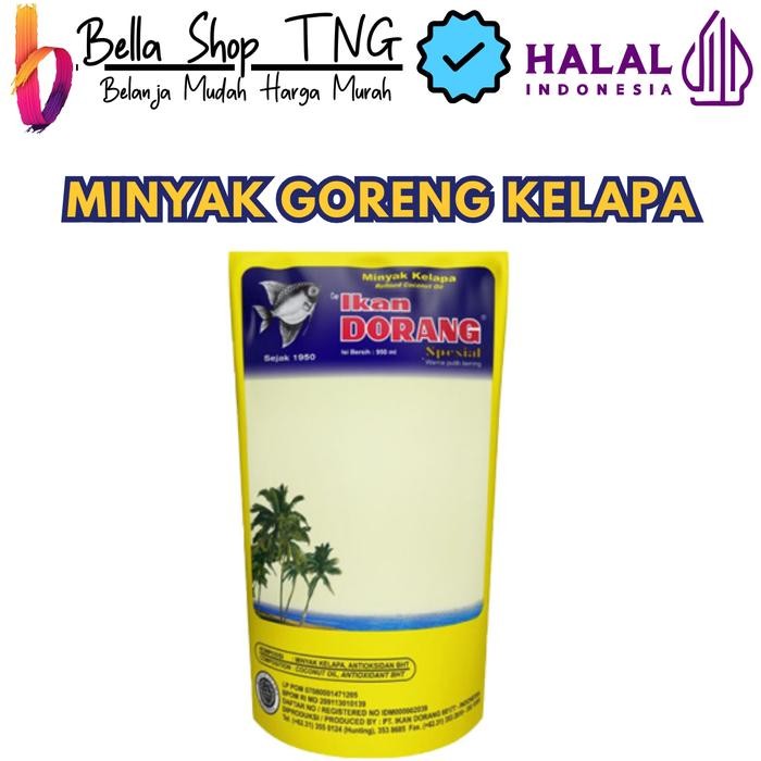 

Ikan Dorang Minyak Goreng Kelapa Pouch 950 ml