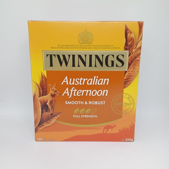 

Teh Twinings Australian Afternoon Smooth & Robust 100 Bags 200 Gr