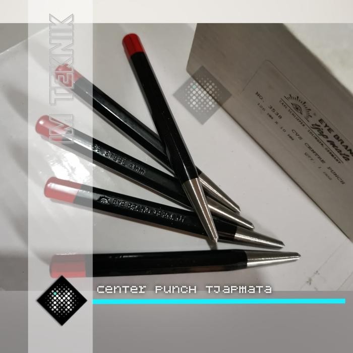 

ID CENTER PUNCH PENANDA TITIK BOR 1 PCS 120 X 10 MM TJAP MATA GERMANY