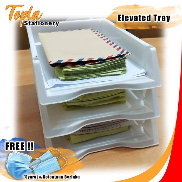 

ID RAK MEJA RAK DOKUMEN KERTAS 3 SUSUN - DOCUMENT TRAY