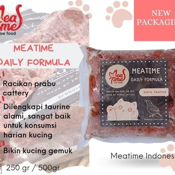 ID CAT FOOD / RAW FOOD PUYUH GILING (EXTRA TAURINE)