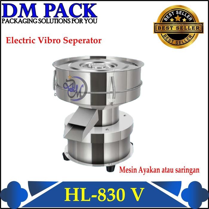 mesin Ayak Tepung Bubuk HL830V Electric Vibro Separator Mini Mesin Ayak / Saringan Tepung HL-830-V