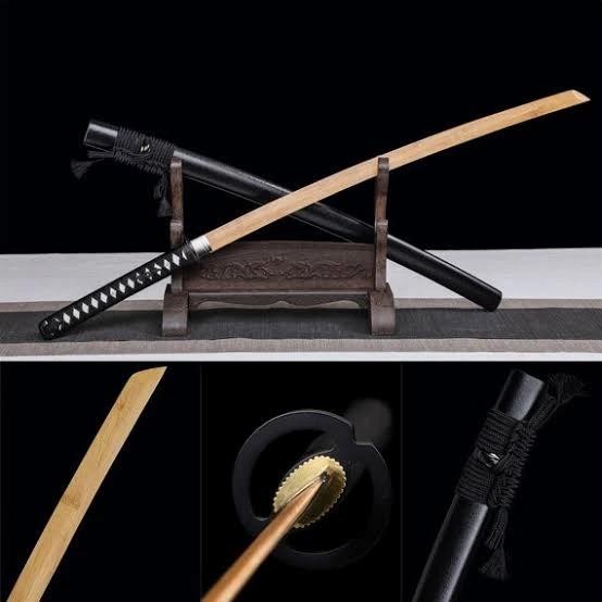 Hi Quality Pedang Latihan Kayu Bokuto Iaido Wooden Handmade Imported